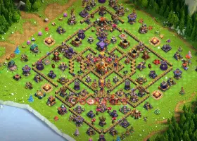 Top Town Hall 16 Trophy Base Design - Clash of Clans #19621