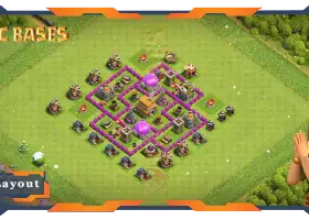 Top TH6 Hybrid Base Layouts for Clash of Clans #19636