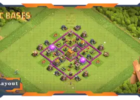 Top TH6 Hybrid Base Layouts: Max Levels & Anti Everything #19639