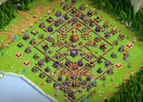 Top Town Hall 16 Trophy Base - Clash of Clans Strategies #19644