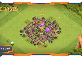 Best TH6 Farming Base: Hybrid & Anti-Everything Layout #19646