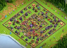 Top Town Hall 16 Trophy Base for Clash of Clans #19647