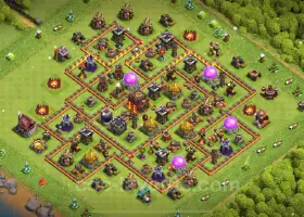 TH10 Farming Base: Anti 3 Stars & Everything - COC 2025 #19658