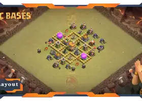 Top TH5 War Base: Anti 2 Stars Layout for Clash of Clans #19662