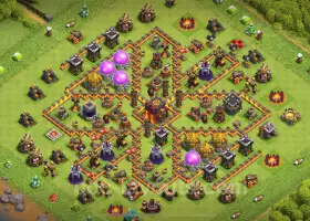 Farming Base TH10 | Anti-Everything Hybrid Design 2024 #19665