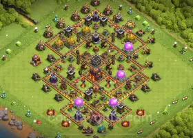 Top Anti 2 Stars TH10 Base - Clash of Clans 2025 #19676