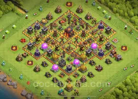 Max TH10 Base Copy: Anti 3 Stars & Links for COC 2024 #19681