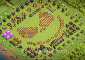 Top Funny TH10 Troll Bases with Links for 2025 - COC #19689