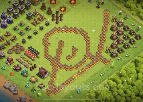 Best Funny TH10 Troll Base Link 2025 - Clash of Clans #19694