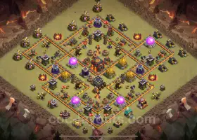 Best TH10 Anti 2 Stars War Base 2025 - Clash of Clans #19701