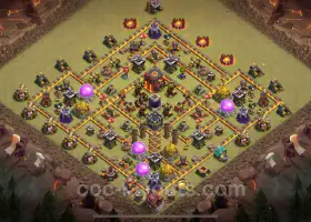 Top Anti 2 Stars War Base TH10 - Legend League 2025 #19702