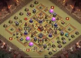 Best Anti 3 Stars TH10 War Base 2024 with Copy Link #19705