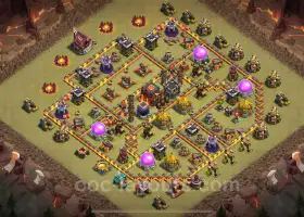 Best TH10 War Base 2025: Anti-Everything with Link #19710