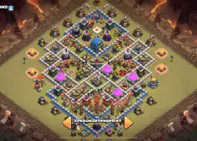 Ultimate Town Hall 12 Hybrid Base for Clash of Clans #19749