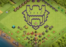 Town Hall 7 Progress Base Guide | Clash of Clans Fun #19819