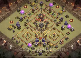 Best TH10 Max Levels War Base - Anti Everything Link #19829