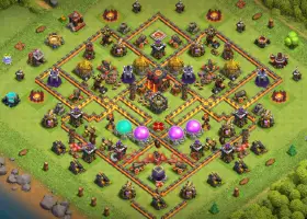 Ultimate Town Hall 10 Base: Anti 2 Star Clash of Clans #19831