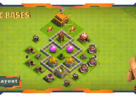 Top Base TH3 Max Level Farming Layout - Clash of Clans #19866