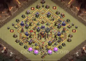 Top Max Level TH10 War Base - Anti 3 Stars with Link #19867