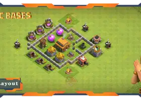 Top TH3 Farming Base - Anti-Everything Hybrid Layout #19870