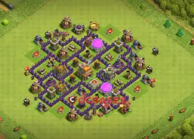 Best Town Hall 7 Farming Base: Compact & Anti-Ground Setup #19878