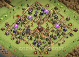 Top Anti 3 Star TH10 Base Layouts - Clash of Clans #19885