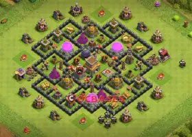 Top Town Hall 8 Farming Base | Copy Link | Clash of Clans #19904