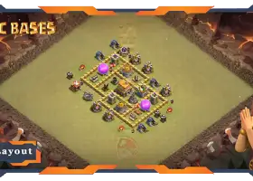 Top TH5 War Base Layout: Hybrid & Anti-Everything Defense #19906