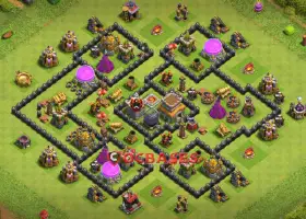 Top Town Hall 8 Farming Base - Clash of Clans Copy Link #19911