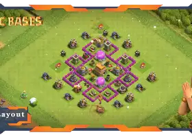 Top TH6 Farming Base: Anti Air Hybrid Layout Guide #19941