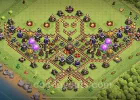 TH10 Trophy Base Link | Clash of Clans Defense Strategy #19947