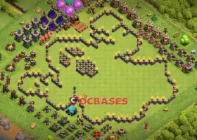 Town Hall 9 Progress Base - Clash of Clans Fun & Tips #19948