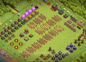 Best Funny Troll Bases TH10 - Clash of Clans Art Links #19950