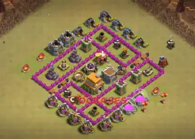 Best Town Hall 6 War Base | Clash of Clans Copy Link #19968