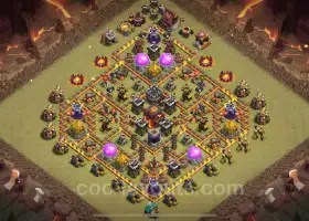 Top TH10 War Base Links for 2025 - Anti Everything Defense #19992