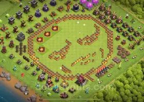 Best Funny Troll Base TH10 with Link - Clash of Clans 2025 #19994