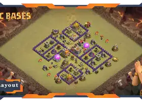 Top TH7 Defense Base: Anti-Air Dragon War Layout #19998