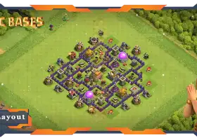 TH7 Anti Trophy Base: War/CWL Layout & Anti-Air Defense #20003