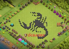 Town Hall 8 Progress Base - Fun Clash of Clans Strategy #20005