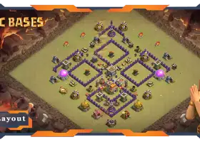 Top TH7 War Base: Anti-Air Dragon & 3-Star Layout #20007