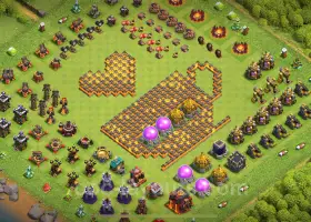 Best Funny TH10 Troll Bases with Links - Clash of Clans 2024 #20009