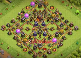 Top Town Hall 10 Farming Base | Clash of Clans Copy Link #20011