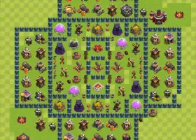 Best Farming Base TH10 Design for Clash of Clans #20024