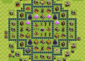 Best Farming Base TH10 Design for Clash of Clans #20038