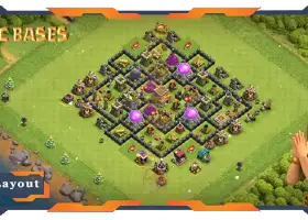 Top TH8 Base Links & Farming Layouts - Clash of Clans #20040