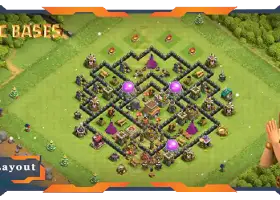 Top TH8 Farming Base Layouts - Clash of Clans with Links #20053