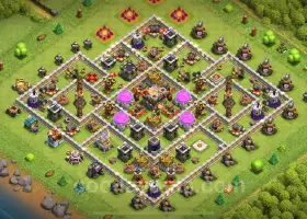 TH11 Max Farming Base - Anti Everything | Clash of Clans 2024 #20054