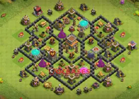 Top Town Hall 8 Hybrid Base: Anti 3-Star Strategies #20067