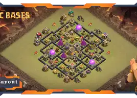 Top TH8 War Base Links: Anti 2 & 3 Stars Layouts - CoC #20073