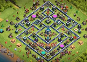 Town Hall 13 Base: Anti 2 Star, Anti Ground | Clash of Clans #20077